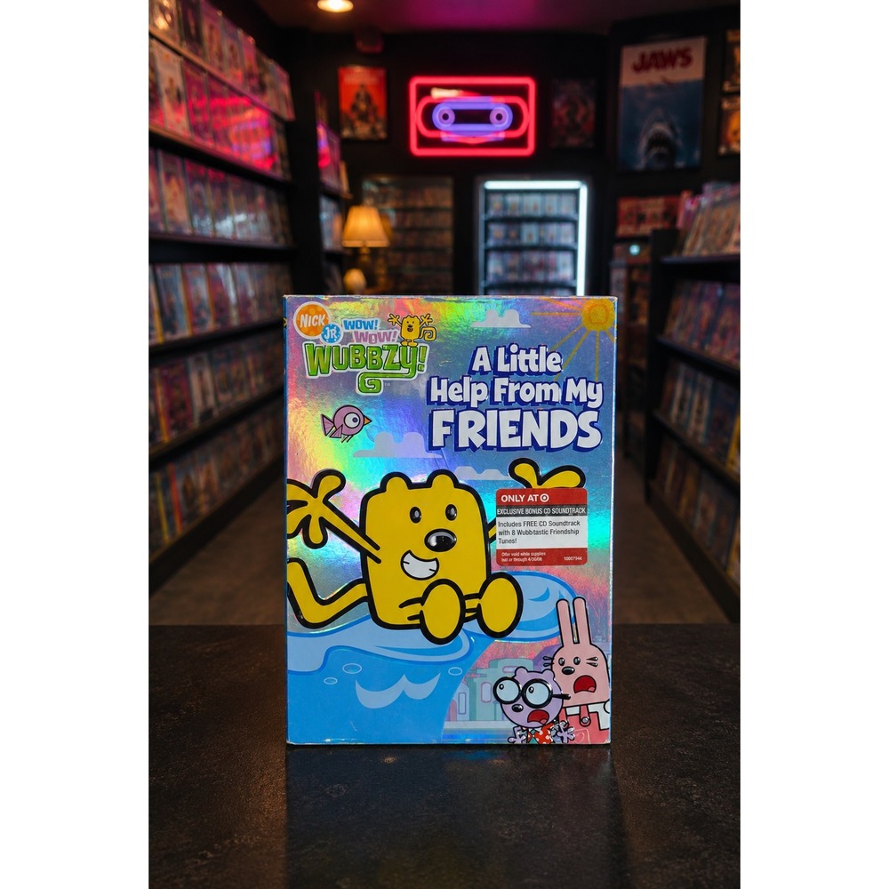 2009 Wow! Wow!  Wubbzy! DVD, Nick Jr, A Little Help From My Friends 2 Disc Set